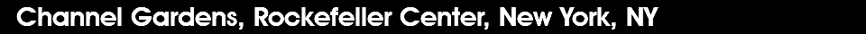  Channel Gardens, Rockefeller Center, New York, NY